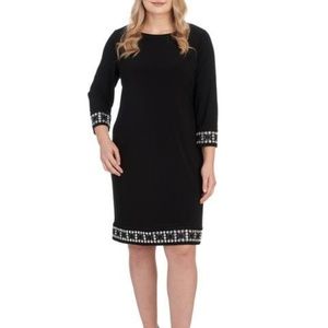 Embellished Long Sleeve Dress